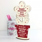 Happy Christmas Teacher Gift Flower Gift For Teacher Assistant