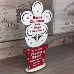 Happy Christmas Teacher Gift Flower Gift For Teacher Assistant