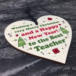 Christmas Gift For Best Teacher Heart Thank You Gift For Teacher