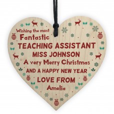 Handmade Christmas Gift Heart Teaching Assistant Gift From Child