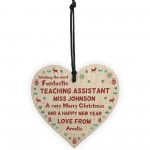 Handmade Christmas Gift Heart Teaching Assistant Gift From Child