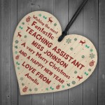 Handmade Christmas Gift Heart Teaching Assistant Gift From Child