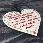 Handmade Christmas Gift Heart Teaching Assistant Gift From Child