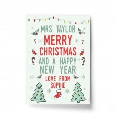 Christmas Gift For Teacher Teaching Assistant PERSONALISED Gift