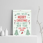 Christmas Gift For Teacher Teaching Assistant PERSONALISED Gift