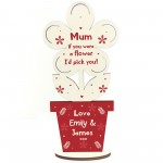 Personalised Gift For Mum Handmade Flower Mum Birthday Christmas