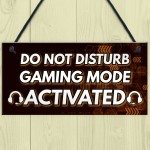 Gaming Christmas Gifts DO NOT DISTURB Novelty Gamer Decor