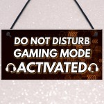 Gaming Christmas Gifts DO NOT DISTURB Novelty Gamer Decor