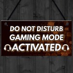 Gaming Christmas Gifts DO NOT DISTURB Novelty Gamer Decor