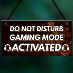 Gaming Christmas Gifts DO NOT DISTURB Novelty Gamer Decor