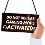 Gaming Christmas Gifts DO NOT DISTURB Novelty Gamer Decor