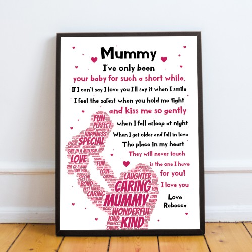 New Mummy Gifts for Mummy Birthday Christmas Framed Print