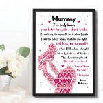 New Mummy Gifts for Mummy Birthday Christmas Framed Print
