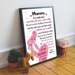New Mummy Gifts for Mummy Birthday Christmas Framed Print