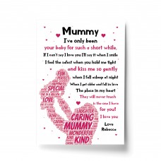 New Mummy Gifts for Mummy Birthday Christmas Print Personalised 