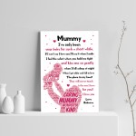 New Mummy Gifts for Mummy Birthday Christmas Print Personalised 