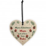 Personalised Merry Christmas Gift Christmas Card For Mum Dad Nan