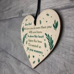 Dad Memorial Gift To Hang On The Christmas Tree Wood Heart Dad 