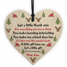 Thank You Christmas Gift For Teacher Teaching Assistant Nursery