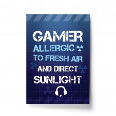 Funny Gamer Gift For Boys Bedroom Gaming Print Wall Sign Gift