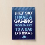 Gaming Print Wall Sign Print Boys Bedroom Decor Man Cave