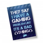 Gaming Print Wall Sign Print Boys Bedroom Decor Man Cave