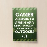 Funny Gamer Gift For Gaming Lover Boys Bedroom Wall Art Man Cave
