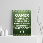 Funny Gamer Gift For Gaming Lover Boys Bedroom Wall Art Man Cave