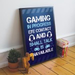 Gaming Print For Boys Bedroom Man Cave Gamer Gift Framed Print