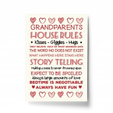 Grandparent Gifts Print Grandparent House Rules Sign Nan Grandad