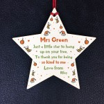 Teacher Nursery Teacher Teaching Assistant Gift For Christmas 