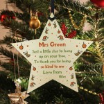 Teacher Nursery Teacher Teaching Assistant Gift For Christmas 