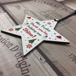 Christmas Gift For Teacher Teaching Assistant Personalised Star