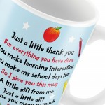Teacher Teaching Assistant Thank You Gift From Child Mug