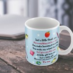 Teacher Teaching Assistant Thank You Gift From Child Mug