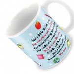 Teacher Teaching Assistant Thank You Gift From Child Mug