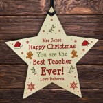 Best Teacher Gift Wood Heart Handmade Christmas Gift For Teacher