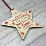 Best Teacher Gift Wood Heart Handmade Christmas Gift For Teacher