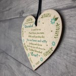 Handmade Gift For Grandad Wooden Heart Grandad Birthday Gift