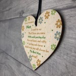 Handmade Gift For Nan Wooden Heart Nan Birthday Gift Keepsake