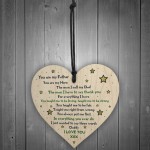 Handmade Daddy Gifts Wooden Heart Gift For Daddy Birthday