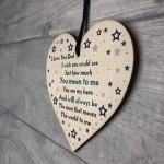 Handmade Gift For Dad Wood Heart Dad Birthday Gift Daughter Son