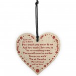 Novelty Valentines Gift For Boyfriend Girlfriend Handmade Wooden