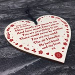 Novelty Valentines Gift For Boyfriend Girlfriend Handmade Wooden