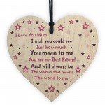 I Love You Mum Plaque Handmade Gift For Mum Birthday Gifts