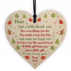 Nan Gift Thank You Plaque Nan Birthday Christmas Gift For Her 