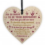 Gift For Goddaughter Godson For Birthday Heart Godparent Gifts
