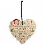 Handmade Teacher Gift Wooden Heart Thank You Leaving Gift