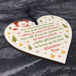 Handmade Teacher Gift Wooden Heart Thank You Leaving Gift