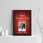 Novelty Valentines Gift Personalised Framed Print Keepsake